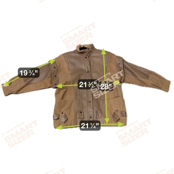 Vintage Avanti Leather Bomber Jacket & Convertible Vest w/ Removable Sleeves - Picture 8 of 10